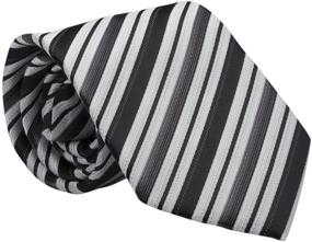 img 2 attached to 👔 Timeless Style: Boys' Classic Blue Stripe Youth Neckties - Essential Accessories for Young Gentlemen
