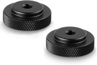 🔩 pack of 2 smallrig 30mm diameter thumb wheel lock nut adapters with 1/4" female thread - model 877 logo