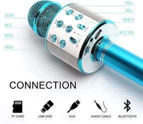 img 2 attached to Zayyd Wireless Handheld Bluetooth Microphone: Unleash your Musical Potential!