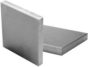 img 1 attached to 🔨 Oudtinx Steel Bench Block: High Quality 4"x4" Flat Anvil for Jewelry & Stamping