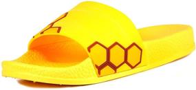 img 3 attached to Stylish Anrenity Toddler Slides Sandals for Boys – Perfect Summer Shoes