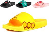 stylish anrenity toddler slides sandals for boys – perfect summer shoes logo