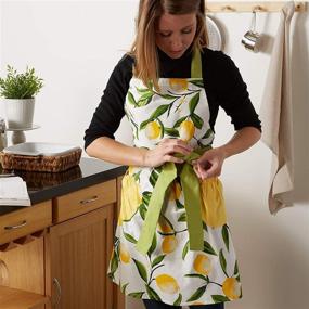 img 3 attached to DII Lemon Bliss Kitchen Collection: Stylish Apron for Effortless Cooking - 5418