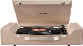 img 2 attached to 🎵 Crosley CR6232A-BR Nomad Переносной USB проигрыватель: Записывайте, редактируйте и наслаждайтесь аудио в пути, коричневый