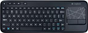 img 3 attached to Enhanced Logitech K400 Wireless Touch Keyboard with Integrated Multi-Touch Touchpad
