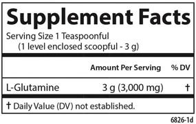 img 1 attached to Carlson L Glutamine Powder Amino Acid Sports Nutrition