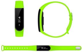 img 3 attached to 📟 Padgene Fitness Tracker ID101 with Heart Rate Monitor, Bluetooth 4.0 Bracelet for Android 4.0+ and iOS 7.0+ - Pedometer, Sleep Monitor, Message Reminder, Anti-Lost