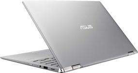 img 1 attached to Обзор ноутбука ASUS Q406DA: 14-дюймовый ноутбук с сенсорным экраном FHD, процессором AMD Ryzen 5, 8 ГБ оперативной памяти и SSD накопителем на 256 ГБ в сером исполнении.