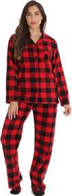 img 3 attached to Cozy and Stylish Family Pajamas for Men with Followme Printed Fleece Design