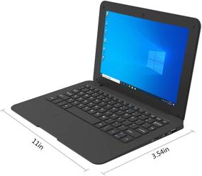 img 3 attached to Hbestore 10.1-Inch Portable Laptop Mini Computer - Ultra Thin Notebook with Intel Atom Z8350, 2GB RAM, and 32GB Storage - Windows 10 OS - Black (2GB)