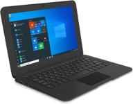 hbestore 10.1-inch portable laptop mini computer - ultra thin notebook with intel atom z8350, 2gb ram, and 32gb storage - windows 10 os - black (2gb) logo