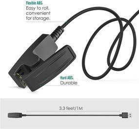 img 3 attached to 🔌 USB-клип для зарядки Garmin Approach S20/G10 и Forerunner 230/235/630/35J/645/735xt- черный