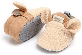 img 2 attached to COSANKIM Slippers for Newborns and Toddlers: Stylish Booties for Boys