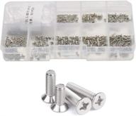 machine phillips recessed assortment stainless logo