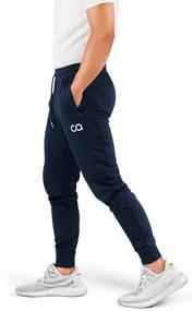 img 4 attached to Contour Athletics Joggers Sweatpants CA1003 MB Men's Clothing for Active