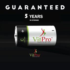 img 3 attached to VitPro 6 Pack C Cell All-Purpose Alkaline 🔋 Batteries - Long-lasting 1.5V Everyday High Performance (6 Pack)