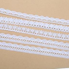 img 3 attached to Cotton Vintage Wedding Scalloped Decorations