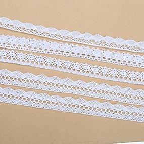 img 4 attached to Cotton Vintage Wedding Scalloped Decorations