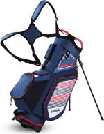 🏌️ 14 way divider golf stand bag, lightweight 6lb portable walking/riding bag with dust cover and straps логотип