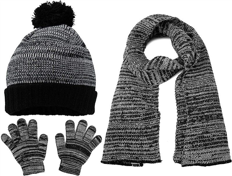 s w k pompom beanie fuchsia girls' accessories 로고