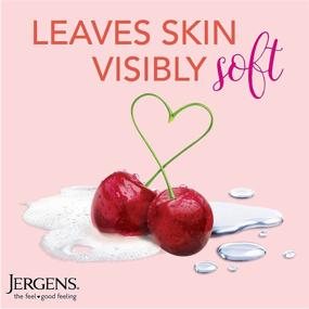 img 1 attached to 🍒 Jergens Softening Cherry Almond Body Wash - Hydrating Skin Cleanser, Paraben-Free, 22oz, pH Balanced, Dye-Free, Dermatologist Tested