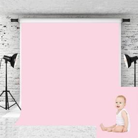 img 4 attached to Kate 5x7ft Pure Pink Backdrop - 📸 Light Pink Solid Color Background for Stunning Studio Photos
