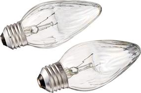 img 1 attached to Buy G E LIGHTING 75340 Flame-shaped Auradescent Bulb, 25W, 2-Pack at Best Price