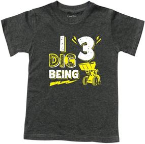 img 1 attached to Fierce and Fabulous Bulldozer Birthday T-Shirt: Boys' Clothing That Roars!