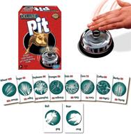 🎲 deluxe pit card game by winning moves games logo