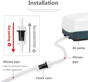 img 1 attached to Mylivell Portable Ultra Silent Aquarium Air Pump - Mini USB Oxygen Pump for Fish Tank with Air Stone & Tube - Hydroponic Oxygen Mute Energy Saving Supplies