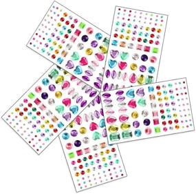 img 2 attached to Self Adhesive Rhinestone Stickers Festival Assorted