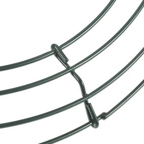 img 1 attached to 🎄 Sumind 2 Pack 12 Inch Christmas Wire Wreath Frame: Ideal for New Year and Valentines Decoration in Green - Wire Wreath Making Rings