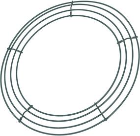 img 3 attached to 🎄 Sumind 2 Pack 12 Inch Christmas Wire Wreath Frame: Ideal for New Year and Valentines Decoration in Green - Wire Wreath Making Rings