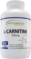 nutrabulk l carnitine 500mg tablets count logo
