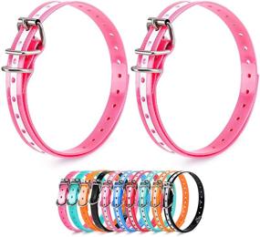 img 4 attached to 🐶 Premium LuckinPET Waterproof Dog Collar Replacement Strap: Easy Clean, Odorless & Durable Anti-Odor TPU, Adjustable Size, Metal Buckle - Ideal for Shock Collar and Fence