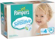 pampers swaddlers sensitive diapers count logo