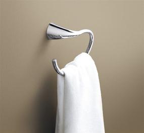 img 1 attached to 🚽 KOHLER Alteo Collection Bathroom Towel Ring in Polished Chrome - K-37057-CP