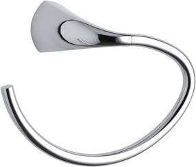 img 3 attached to 🚽 KOHLER Alteo Collection Bathroom Towel Ring in Polished Chrome - K-37057-CP