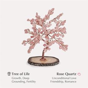 img 1 attached to 🌹 Original Feng Shui Rose Quartz Tree - Love and Harmony