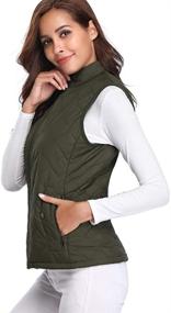 img 2 attached to Fuinloth Womens Padded Lightweight Quilted