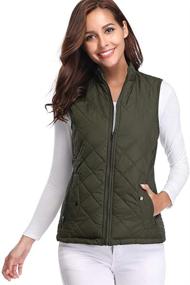 img 3 attached to Fuinloth Womens Padded Lightweight Quilted