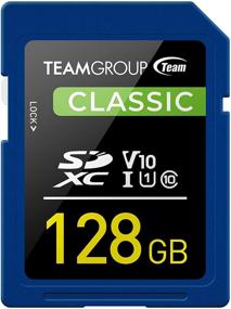 img 4 attached to Карта памяти TEAMGROUP Classic 128GB UHS-I/U1 SDXC: Высокая скорость чтения 80 МБ/с для записи видео Full-HD и съемки фотографий TSDXC128GIV1001