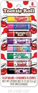 🍬 taste beauty 8-piece tootsie roll lip balm set logo