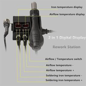 img 3 attached to 🔧 Enhance your Soldering Experience with TXINLEI's Digital Display Soldering Station