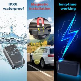 img 1 attached to 📍 Magnetic GPS Tracker: Realtime Fleet Management & Accurate Location Device with Long Standby - Car/Vehicle/Van Truck, 4000mah, Geo-Fence, Voice Monitor - Free APP