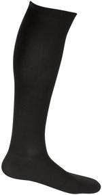 img 2 attached to 🧦 EvoNation Men's USA Made Graduated Compression Socks 30-40 mmHg - Extra Firm Pressure Medical Quality Knee High Orthopedic Support Stockings Hose - Best Comfort Fit, Circulation, and Travel (XL, Black)