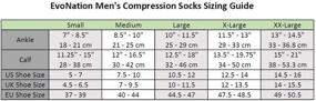 img 3 attached to 🧦 EvoNation Men's USA Made Graduated Compression Socks 30-40 mmHg - Extra Firm Pressure Medical Quality Knee High Orthopedic Support Stockings Hose - Best Comfort Fit, Circulation, and Travel (XL, Black)