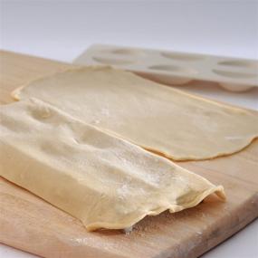 img 2 attached to 🥟 Norpro Pierogi Maker: Convenient Plastic Press for Perfect 7 Ounce Pierogis