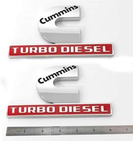 img 2 attached to Cummins Emblem Fender Nameplate 68358494AA