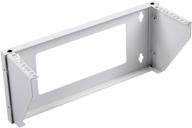 📶 white 3u kenuco 19 inch steel vertical server rack - wall mountable for efficient storage solution logo